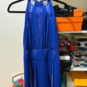 BCBG Maxazria blue dress